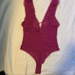 NWT Free People pinky women’s bodysuit